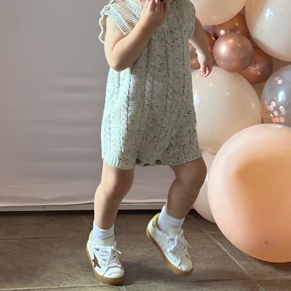 Cable Knit Summer Romper - Picture 3 of 3